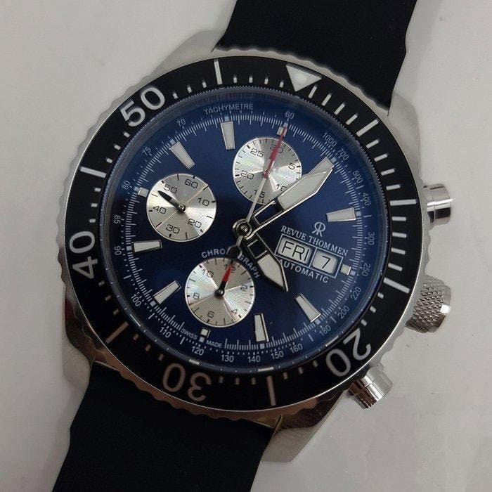 Revue Thommen - Diver’s Day-Date Chronograph - 17030.6525 -, Sieraden, Tassen en Uiterlijk, Horloges | Heren