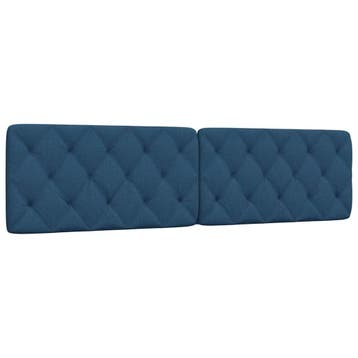 Muurkussen 200cm blauw | retourdeal 51% korting!, Huis en Inrichting, Blauw, Tweepersoons, Ophalen of Verzenden, Zo goed als nieuw