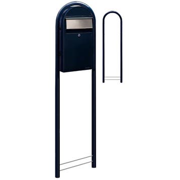 Bobi Grande S (slim) wandbrievenbus staal - zwartblauw, Verzenden, Nieuw