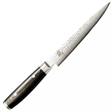 Yaxell Ran Vleesmes 18 cm – 69 Lagen Damaststaal – VG10, Ophalen of Verzenden, Nieuw, Overige materialen