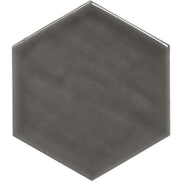 Wandtegel Antraciet 10,8x12,4cm (Muurtegels), Nieuw, Minder dan 20 cm, 10 m² of meer, Wandtegels