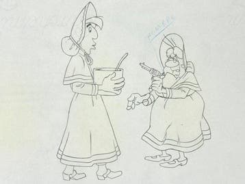 Hanna-Barbera - originele animatietekening - Lucky Luke, Nieuw in verpakking