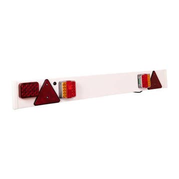 Verlichtingsbalk LED + mistlamp met 9 meter kabel, Auto diversen, Aanhangwagen-onderdelen, Verzenden, Nieuw
