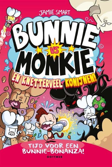 Bunnie Vs Monkie En Knetterveel Konijnen! | Jamie Smart, Ophalen of Verzenden