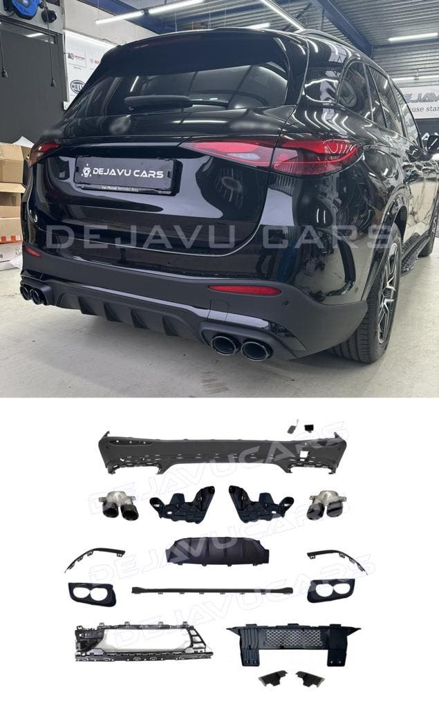 GLC43 AMG Look Diffuser voor Mercedes Benz GLC X254 SUV, Auto diversen, Tuning en Styling, Ophalen of Verzenden
