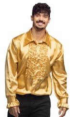 Party blouse goud, Kleding | Heren, Ophalen of Verzenden, Nieuw