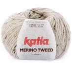 Katia Merino Tweed - 300 ecru - Merinogaren, Ophalen of Verzenden, Nieuw
