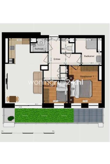 Woningruil - Noorwegenkade 562 - 3 kamers en Flevoland, Huizen en Kamers, Flevoland