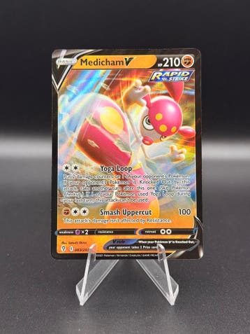 Pokemon Sword &amp; Shield Medicham V #083/203, Verzenden, Zo goed als nieuw, Losse kaart