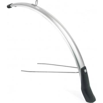 Eurofender Voorspatbord 28 inch - 51 mm breed - Zilver -..., Ophalen of Verzenden, Nieuw, Derailleur of Ketting