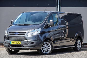 Ford Transit Custom L2H1 2.2Tdci 125Pk | Anniversary Edition, Euro 5, Gebruikt, Leder en Stof, Overige kleuren