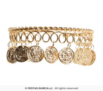 Armband Buikdanseren Muntjes, Verzenden, Nieuw, Feestartikel