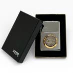 Zippo - Six Pence Coin Design, Mirror Finish - Zonder, Nieuw
