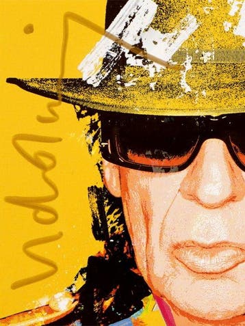 Udo Lindenberg (1946) - Udopium mit goldener Unterschrift -