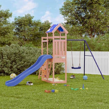 vidaXL Speelhuis massief douglashout, Kinderen en Baby's, Verzenden, Nieuw