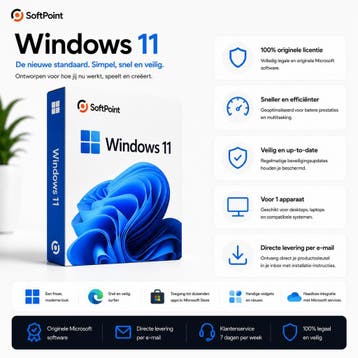 Windows 11 Home licentie - direct geleverd | met BTW factuur, Verzenden, Nieuw