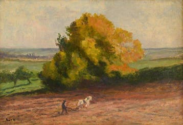 Maximilien Luce (1858-1941) - Le labour