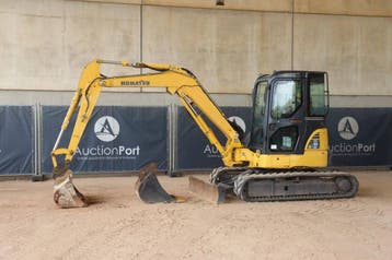 Veiling: Rupsgraafmachine Komatsu PC55MR Diesel 29.5kW 2017, Ophalen, Graafmachine