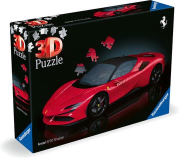 Ravensburger - Ferrari SF 90 Stradale - 3D Puzzel voor, Ophalen of Verzenden, Zo goed als nieuw