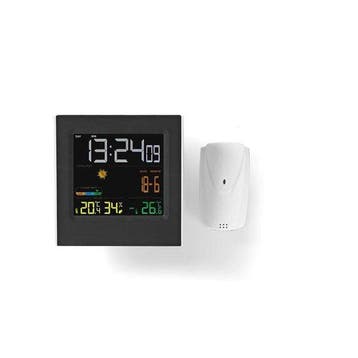Nedis Weerstation - Binnen & Buiten - Inclusief draadloze we, Verzenden, Zo goed als nieuw