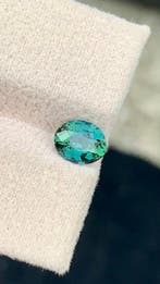 Zonder minimumprijs Groen, Blauw Saffier - 1.11 ct -, Nieuw