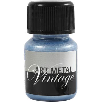 Hobbyverf Metallic, Parelmoer blauw(5031), 30 ml/ 1 fles, Nieuw