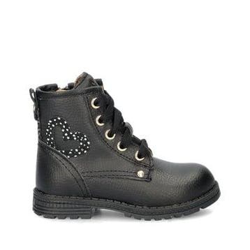 Nelson Kids veterboots in het Zwart, Kleding | Dames, Verzenden, Zwart, Lage of Enkellaarzen, Nieuw