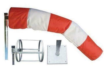 Windzakset windsock windrichting windzak windvaan compleet, Verzenden, Nieuw
