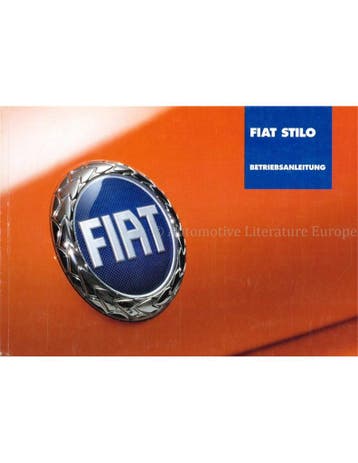 2003 FIAT STILO INSTRUCTIEBOEKJE DUITS, Auto diversen, Handleidingen en Instructieboekjes