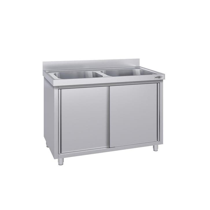 GGM Gastro | Spoelkast ECO - RVS - 1000x700mm - met 2 |, Zakelijke goederen, Horeca | Keukenapparatuur, Nieuw in verpakking, RVS Meubilair