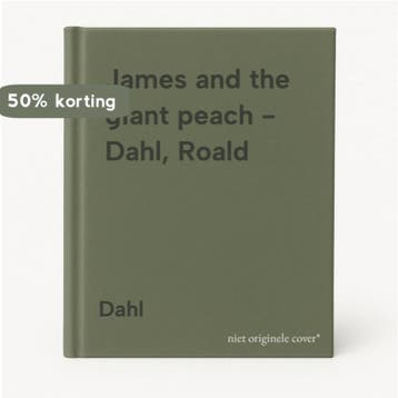 James and the giant peach - Dahl, Roald 9780001854321 Dahl, Verzenden, Gelezen, Dahl
