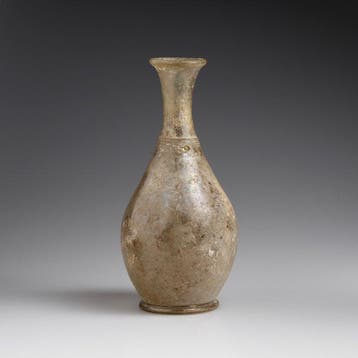 Oud-Romeins Glas Groot flacon met herkomst uit de