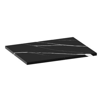 Brauer Mirage Topblad - 60 cm - Marmerlook Nero Marquina, Ophalen of Verzenden, Nieuw