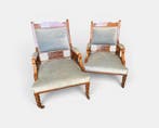 Fauteuil - Naaldhout - H : 85 cm