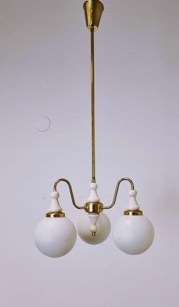 Kroonluchter - Sputnik bollamp - Metaal, Glas