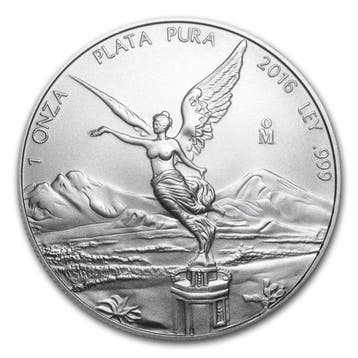 Mexico. 1 Onza 2016 1 Onza Mexican Silver Libertad Coin
