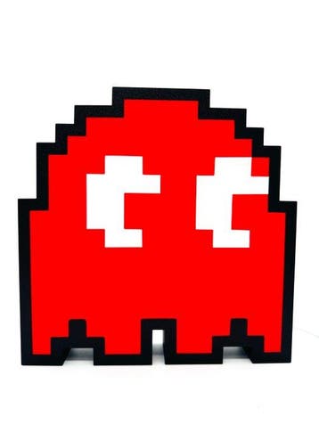 Pac-Man-spook - PYTHIA - Lichtbak - Plastic, Nieuw