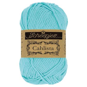 Scheepjes Cahlista - 397 cyan - Katoen Garen, Ophalen of Verzenden, Nieuw