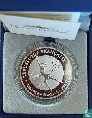 Frankrijk 10 euro 2011 (PROOF) 2014 Winter Olympics in S..., Verzenden, Frankrijk, Zilver, 10 euro