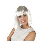 Glamour witte bob pruik voor dames - Damespruiken, Ophalen of Verzenden, Nieuw