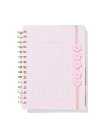 HEMA 4-in-1 collegeblok A5 gelinieerd bloemen, Verzenden, Nieuw