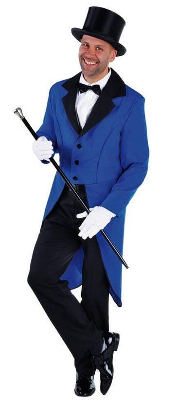 Slipjas man blauw, Kleding | Heren, Carnavalskleding en Feestkleding, Ophalen of Verzenden, Nieuw