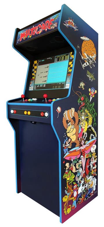 2-Player Almighty Multicade Blue Arcadekast, Nieuw