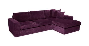 Loungebank Leiden - loungebanken - Paars, Nieuw, 150 cm of meer, Stof, 200 tot 250 cm