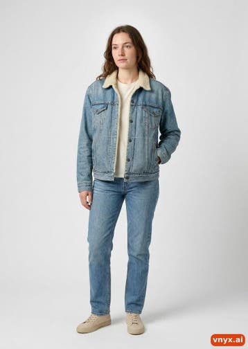 Levi Strauss & Co. Spijkerjassen Dames maat M Blauw Vintage, Ophalen of Verzenden, Nieuw