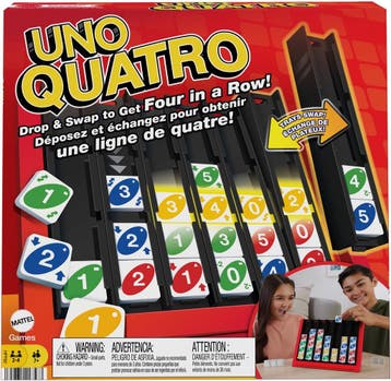 UNO Quatro - Vier Op Een Rij - Kaartspel, Verzenden, Nieuw