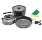 Draagbare camping pannenset met pot en waterkoker set, Caravans en Kamperen, Kampeeraccessoires, Verzenden, Nieuw