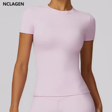 NCLAGEN Sport T-shirt Dames - Ademend & Stretchy Korte Mouw, Verzenden, Nieuw