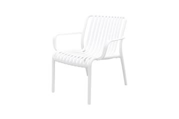 Stripe Loungestoel - Wit, Verzenden, Nieuw, Overige materialen