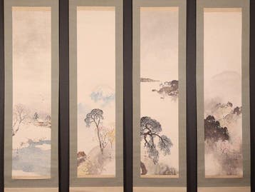 Impressive scroll set Landscapes Through Four Seasons,, Antiek en Kunst